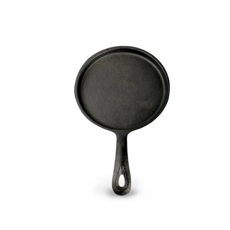 20cm Cast Iron Round Omelette Frying Pan with Single Handle