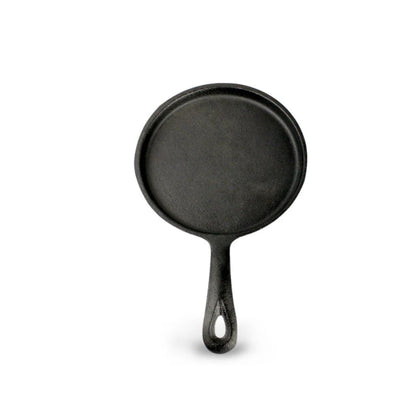 20cm Cast Iron Round Omelette Frying Pan with Single Handle