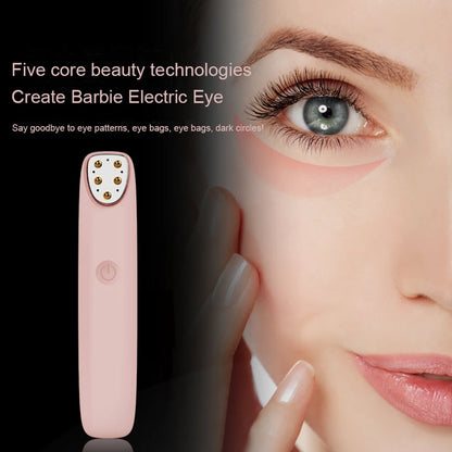 Electric Eye Massager Pen Dark Circles Anti-Wrinkle Pouch Remover