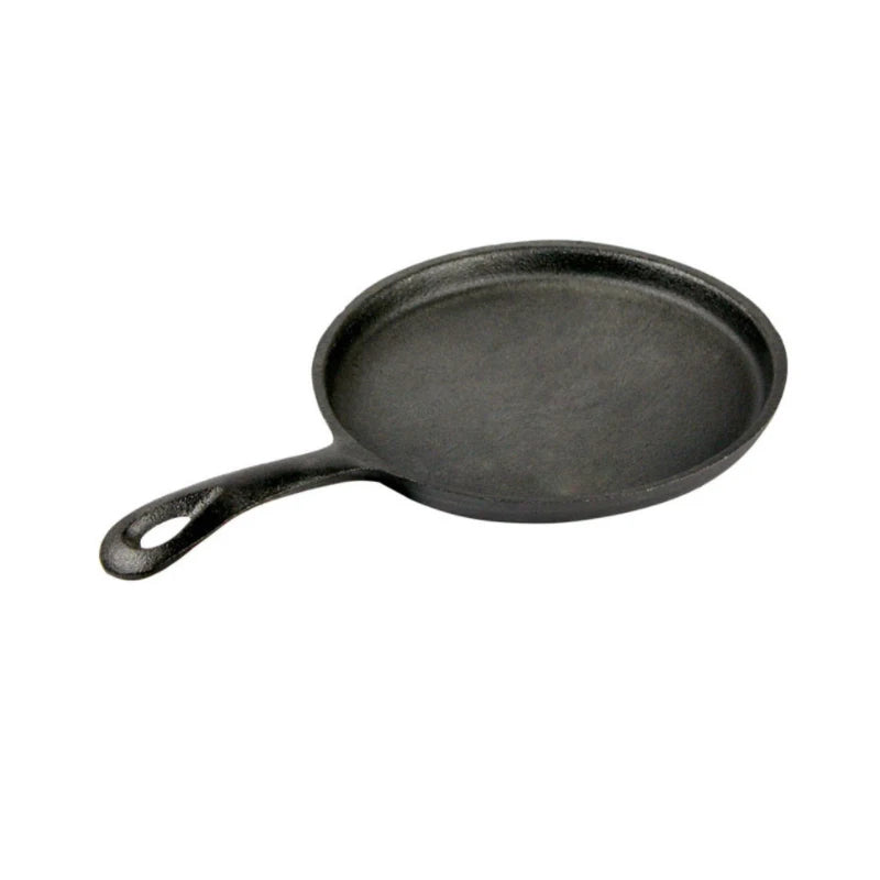 20cm Cast Iron Round Omelette Frying Pan with Single Handle