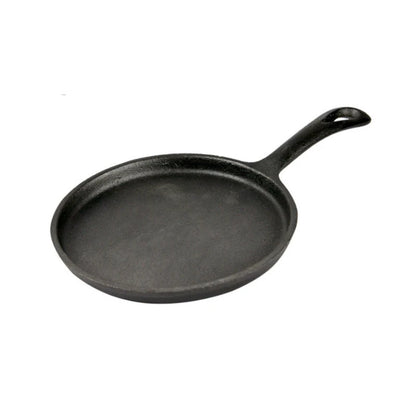 20cm Cast Iron Round Omelette Frying Pan with Single Handle