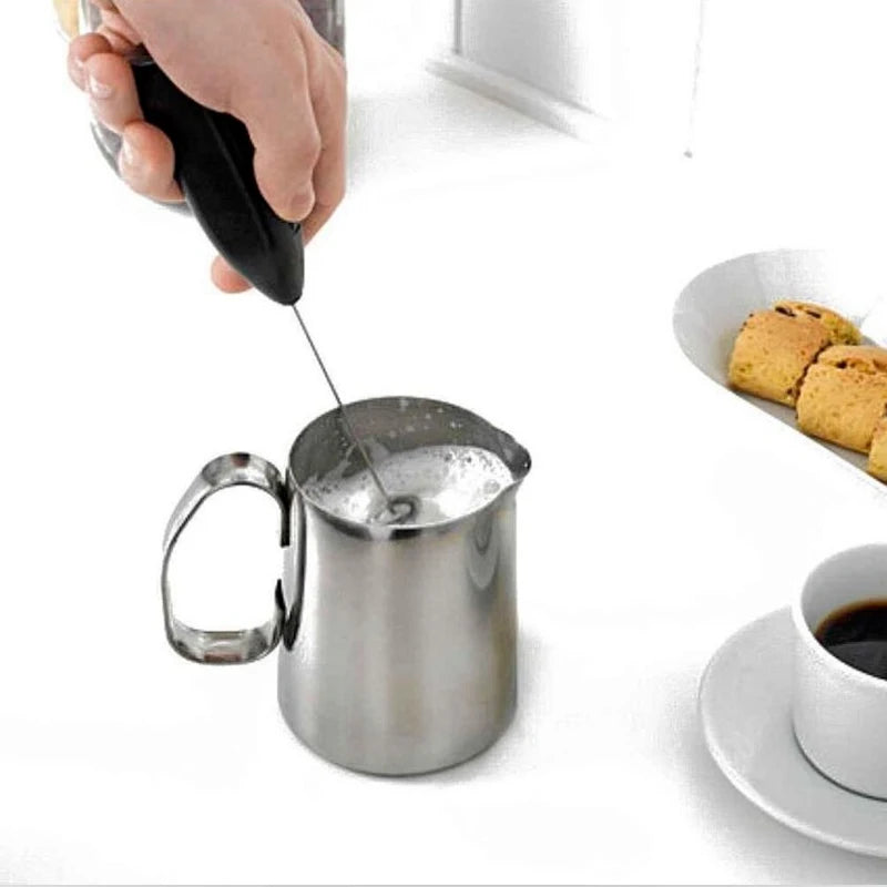 Wireless Milk Frother Electric Whisk Blender for Coffee, Egg Beating