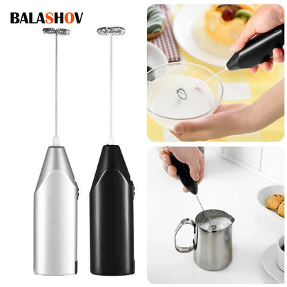 Wireless Milk Frother Electric Whisk Blender for Coffee, Egg Beating