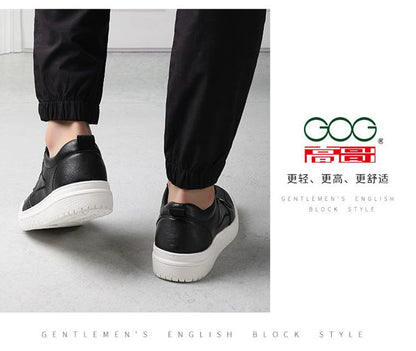 Gog Fall Winter Men Elevator Shoes