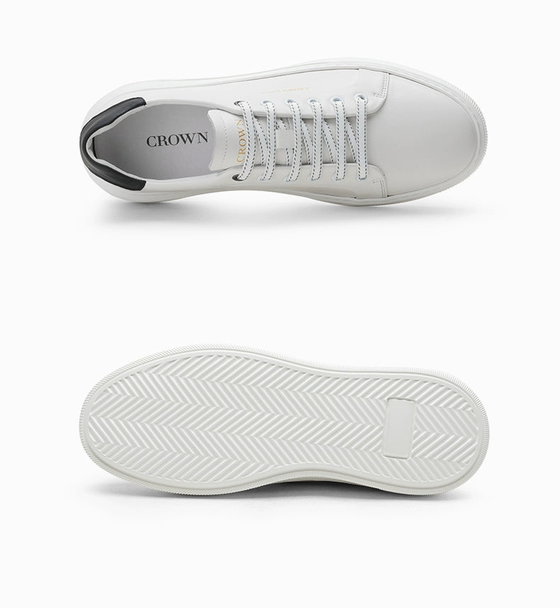 Crown Spring and Autumn Soft Bottom Shock-Absorbing Easiest for Match White Shoes