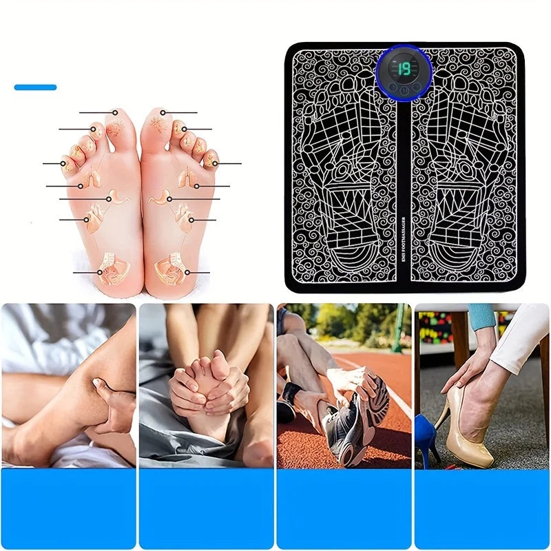 Electric Foot Massage Pad USB Charging