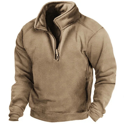 Stand Collar Loose Pullover Casual Hoodies