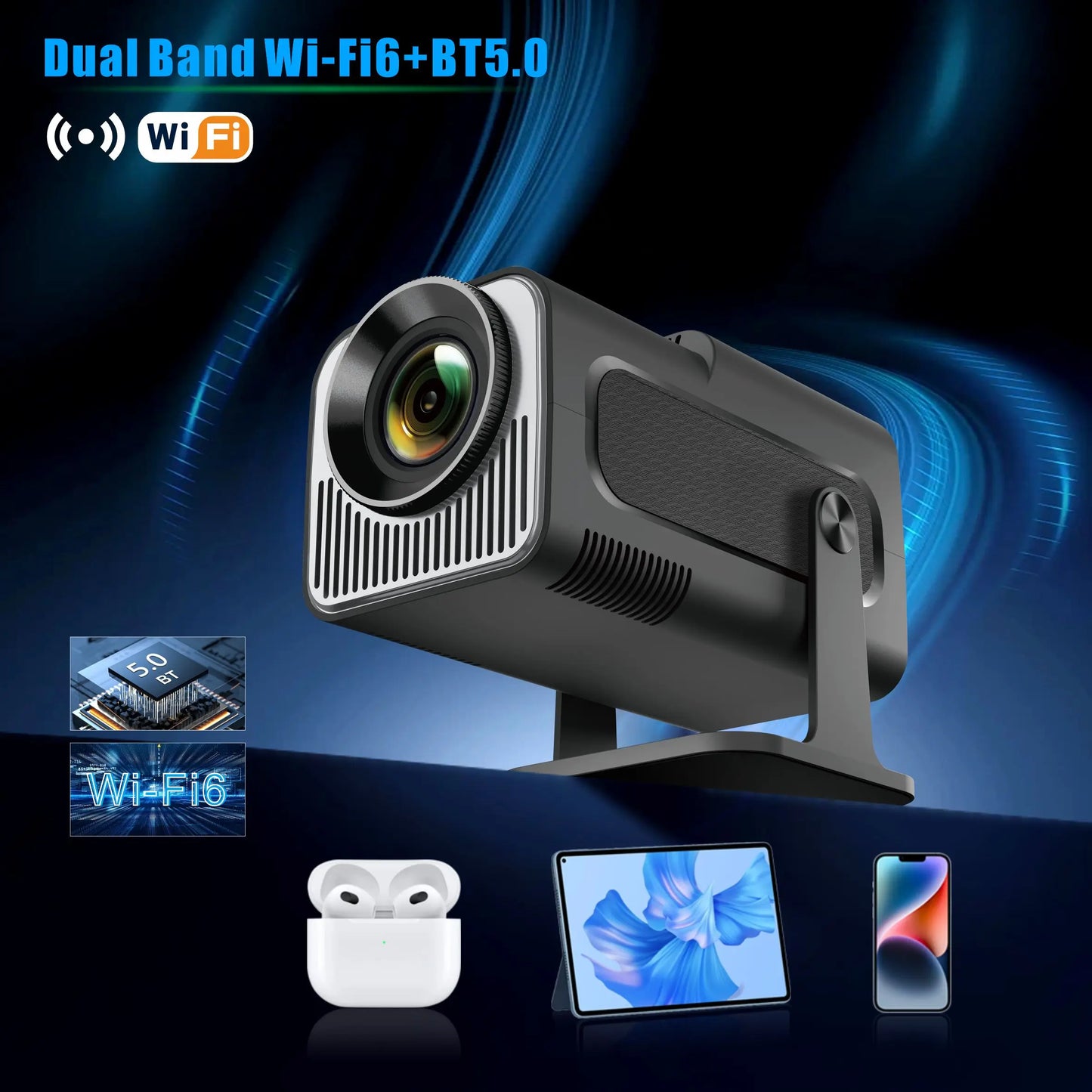 Portable Smart Projector with WIFI