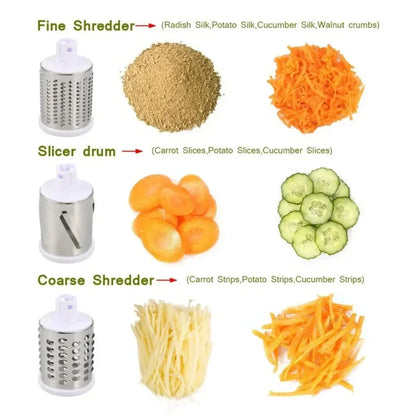 Vegetable Cutter, Slicer, Cheese Chopper, Potato Shredder, Manual Machine