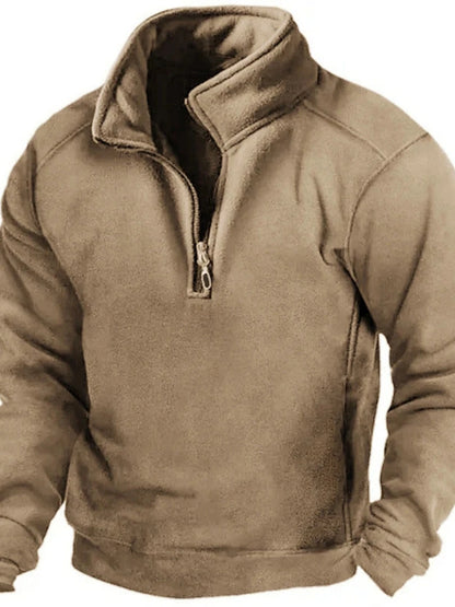 Stand Collar Loose Pullover Casual Hoodies