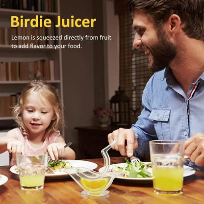 Mini Bird-Shaped Manual Juicer for Orange, Lemon, Fruit Squeeze