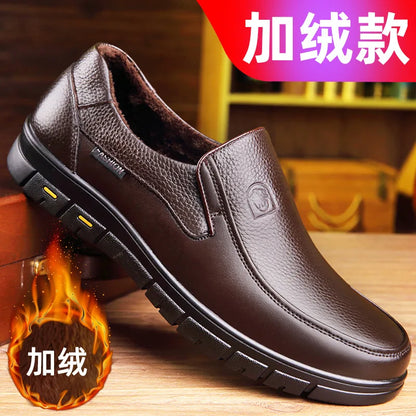 Genuine Leather Handmade Men’s Casual Loafers Walking Sneakers