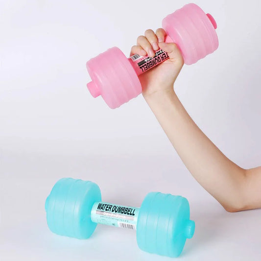 1kg Water-Filled Dumbbells for Women Fitness, Weight Loss Exercise