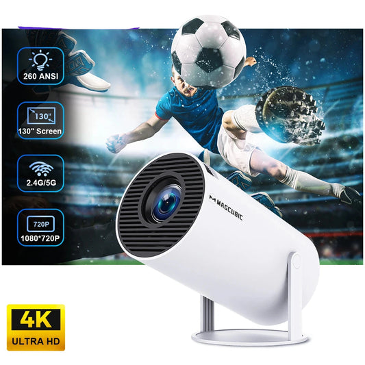 HY300 PRO 4K Projector Android 11, Dual Wifi