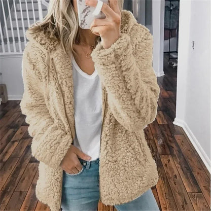 Women’s Plush Hooded Sweatshirt