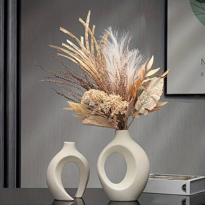 Hollow Nordic Ceramic Vases