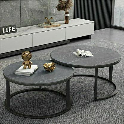 Modern Nesting Round Coffee Table Set