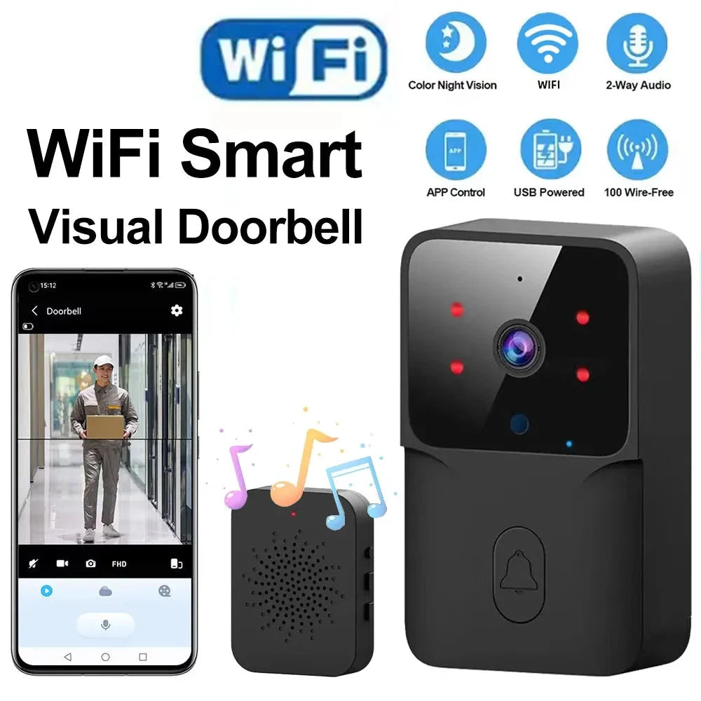 Wireless Smart Doorbell with HD Camera