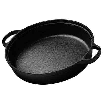 Wok Non-sticky Pot Camping Cooker Frying Pans Cast Iron Skillet Hanging for Cooking Outdoor Saucepan Uncoated Picnic Cookware