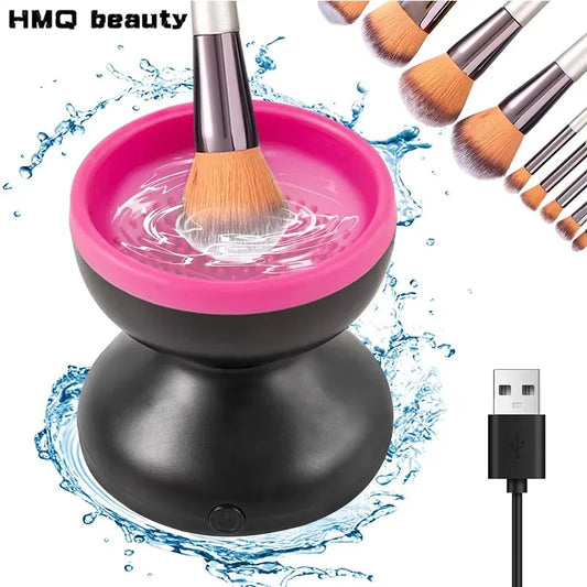 Portable USB Makeup Brush Cleaner and Dryer for Easy Cleaning