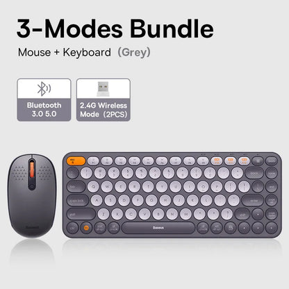 Baseus Wireless Keyboard and Mouse Combo for PC, MacBook, Tablet