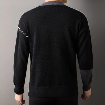 Men's O-Neck Knitted Sweater