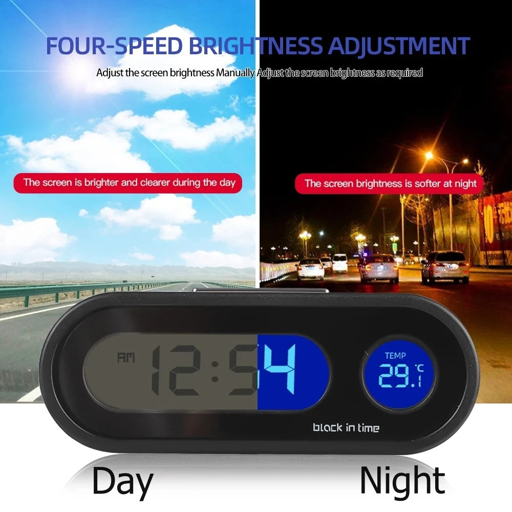 Mini Digital Car Clock