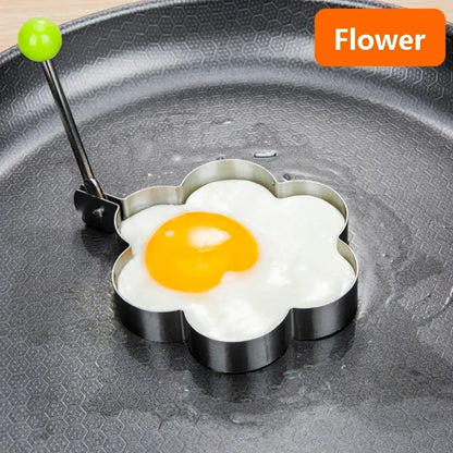 Stainless Steel Fried Egg, Pancake, Omelette Rings - 5 Styles