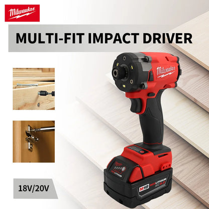 Milwaukee Brushless Impact Driver, 300N.M Cordless 18V Lithium Battery