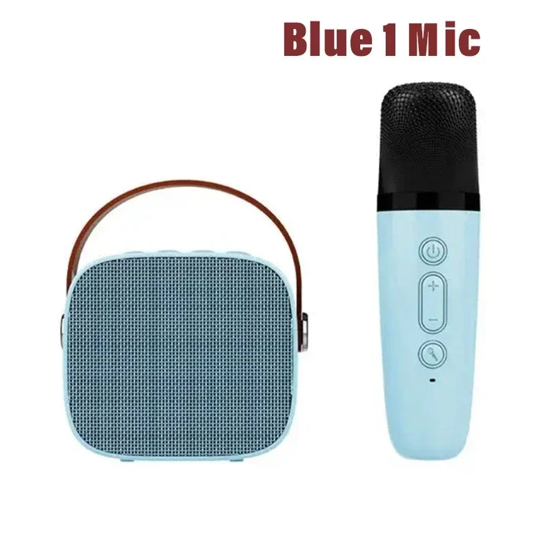 Wireless Dual Microphones Bluetooth KTV Speaker