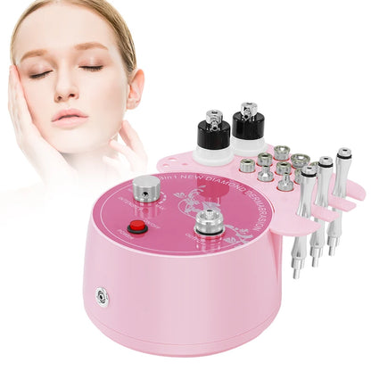 3-in-1 Microdermabrasion Machine for Acne, Wrinkles, and Blackheads