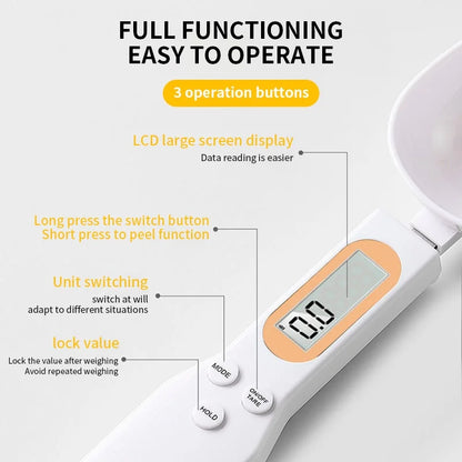 Digital Kitchen Scale 500g, LCD, 0.1g Precision for Food