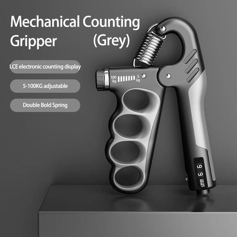 Adjustable Grip Strengthener 5-100kg Hand Expander for Muscle Recovery