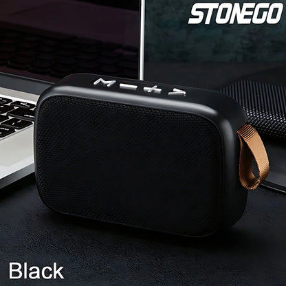 STONEGO 1PC Wireless Bluetooth Speaker Portable 3D Stereo Loudspeaker Outdoor Speaker Support FM TF Card