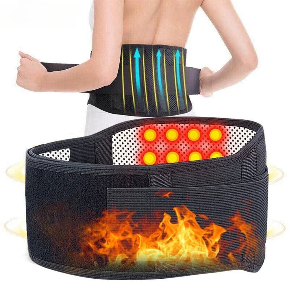 Adjustable Tourmaline Magnetic Therapy Lumbar Brace