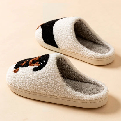 Cute Dachshund Dog Winter Slippers