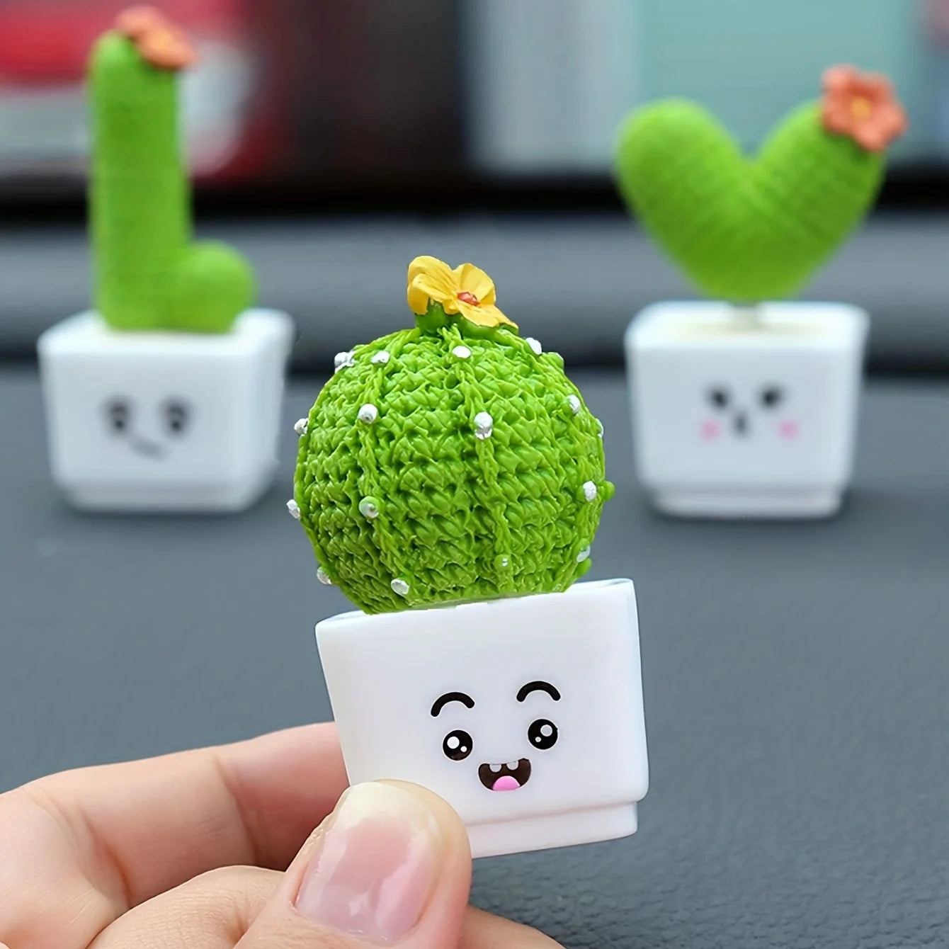 Resin Succulent Cactus Mini Green Plants Crafts