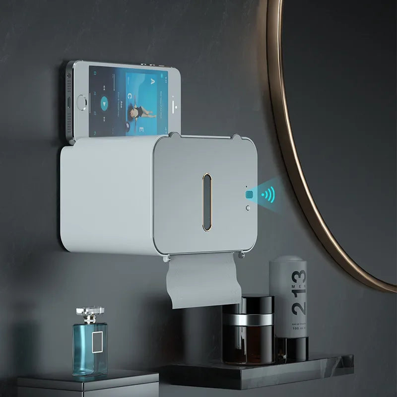 Automatic Wall-Mounted Toilet Paper Dispenser