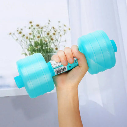 1kg Water-Filled Dumbbells for Women Fitness, Weight Loss Exercise