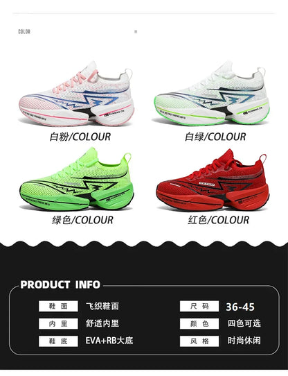 Carbon Plate Marathon Shoes Men Casual Sneakers Air Cushion Luxury Comfortable Lightweight Sports Running Shoes Hiking Footwear