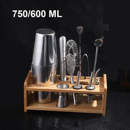 Stainless Steel Cocktail Shaker Mixer, Boston Shaker for Bartenders