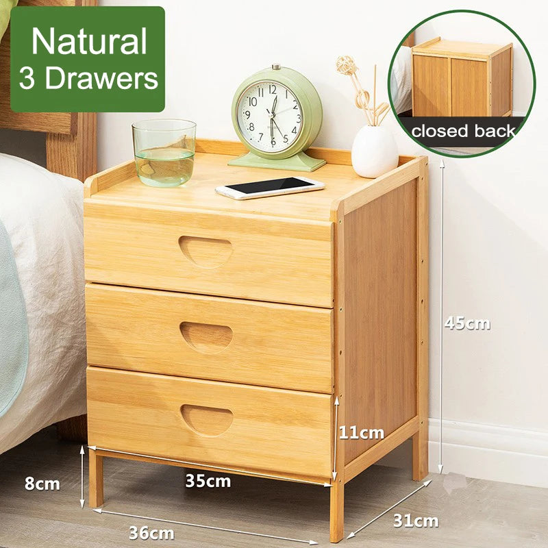 Modern Bamboo Nightstands