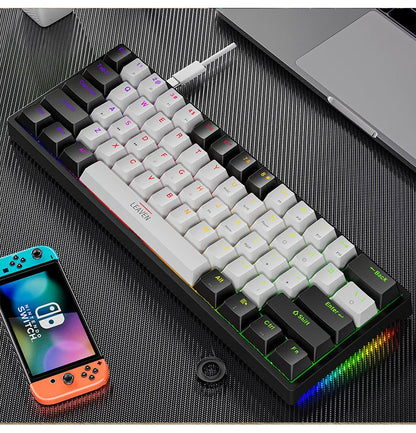 K620 Mini 61 Keys RGB Mechanical Gaming Keyboard with Hotswap