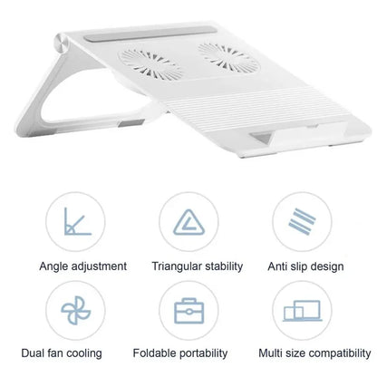 Silent Laptop Cooler with Cooling Fans for Stable Game Laptop Stand