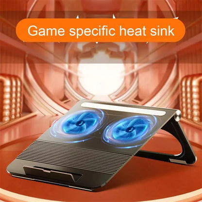 Silent Laptop Cooler with Cooling Fans for Stable Game Laptop Stand