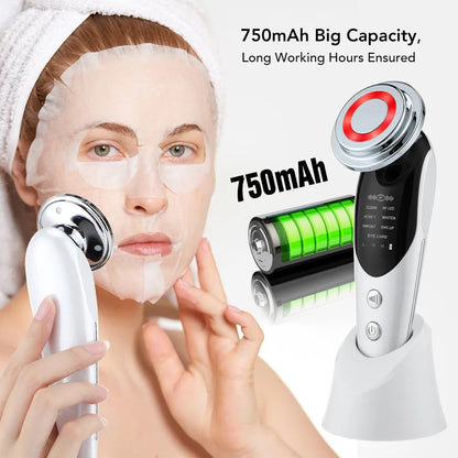 7-in-1 EMS Microcurrent LED Face Lifting Skin Rejuvenation Device