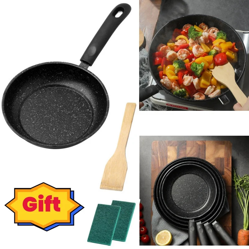 Maifan Stone Non-Stick Frying Pan for Gas and Induction Cooker