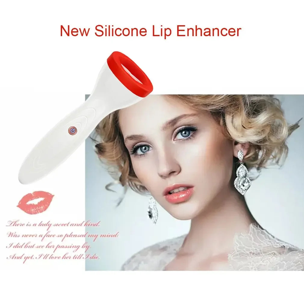 Silicone Electric Lip Plumper Device for Fuller, Bigger, Thicker Lips