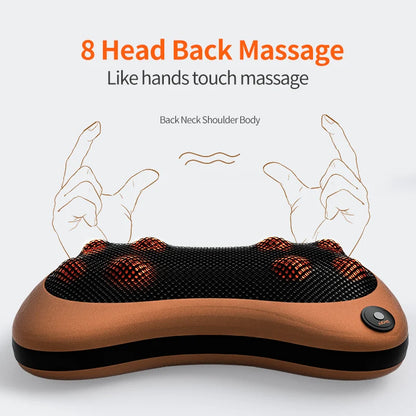 Electric Head and Neck Massager Pillow