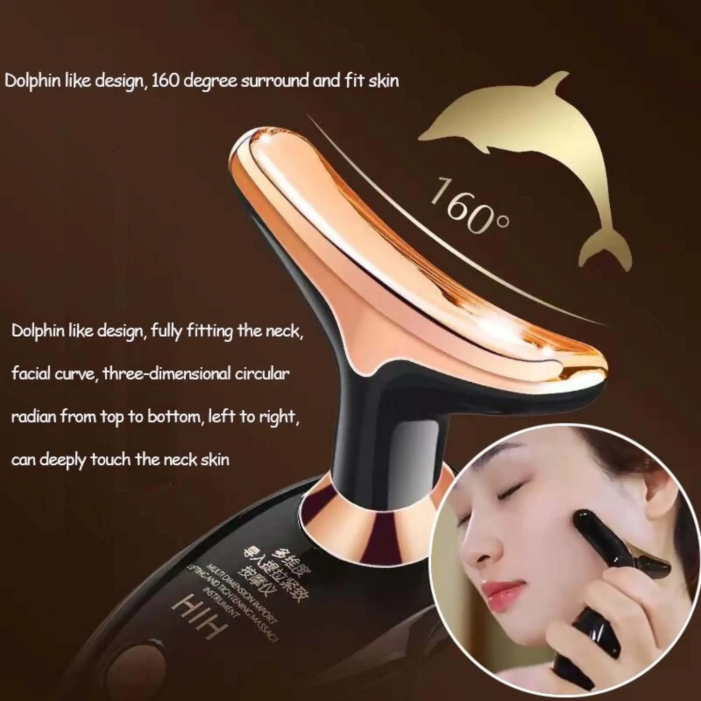 3-in-1 Face Massager Microcurrent Anti-Aging Beauty Device for Skin